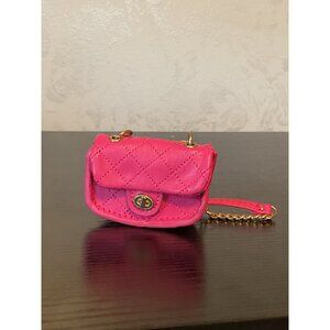 Zuru Surprise Mini Hot Pink Quilted Leather Chain Purse